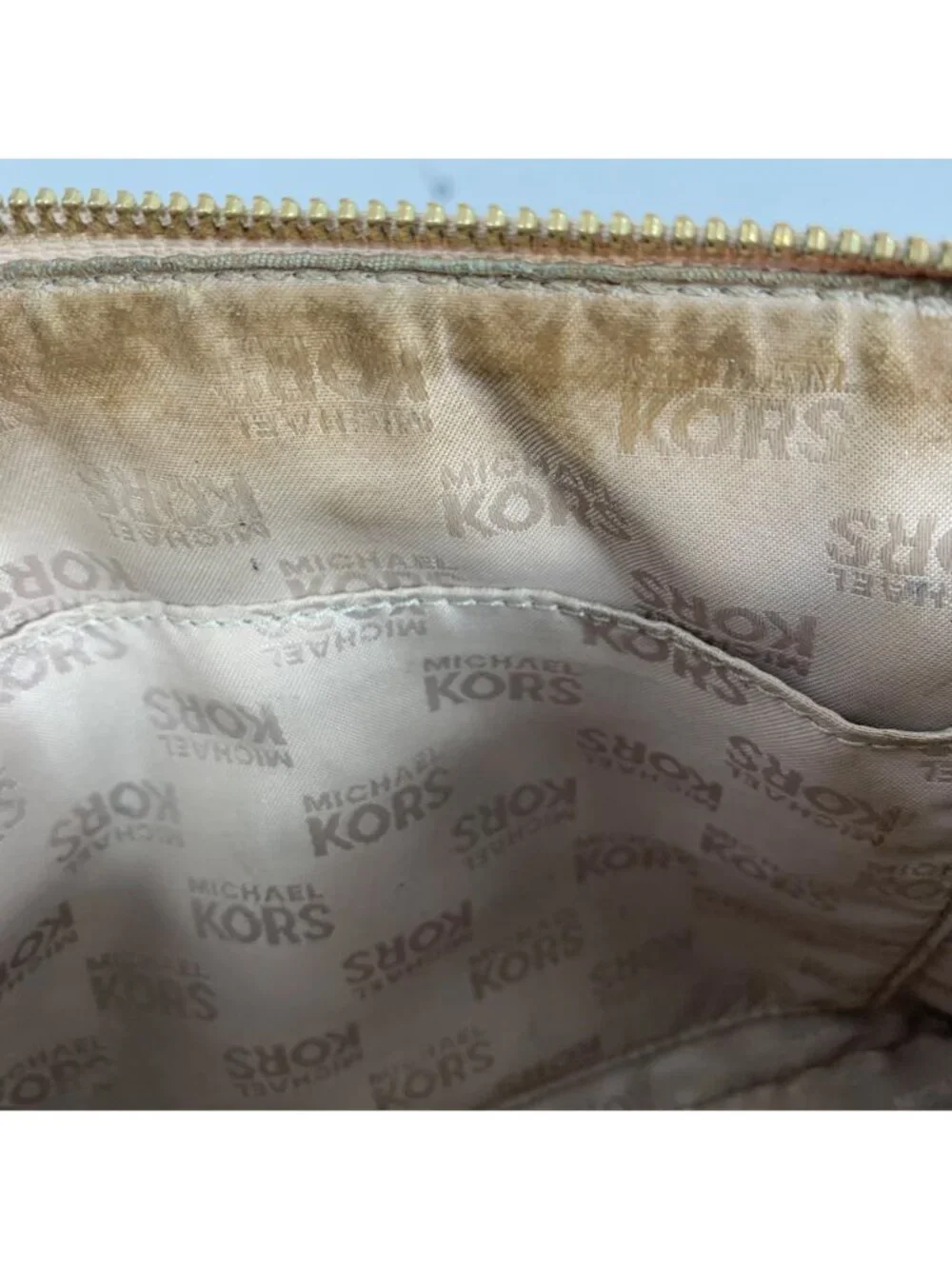 MICHAEL KORS Pale Ballet Pink Leather Domed Satchel Handbag Crossbody
